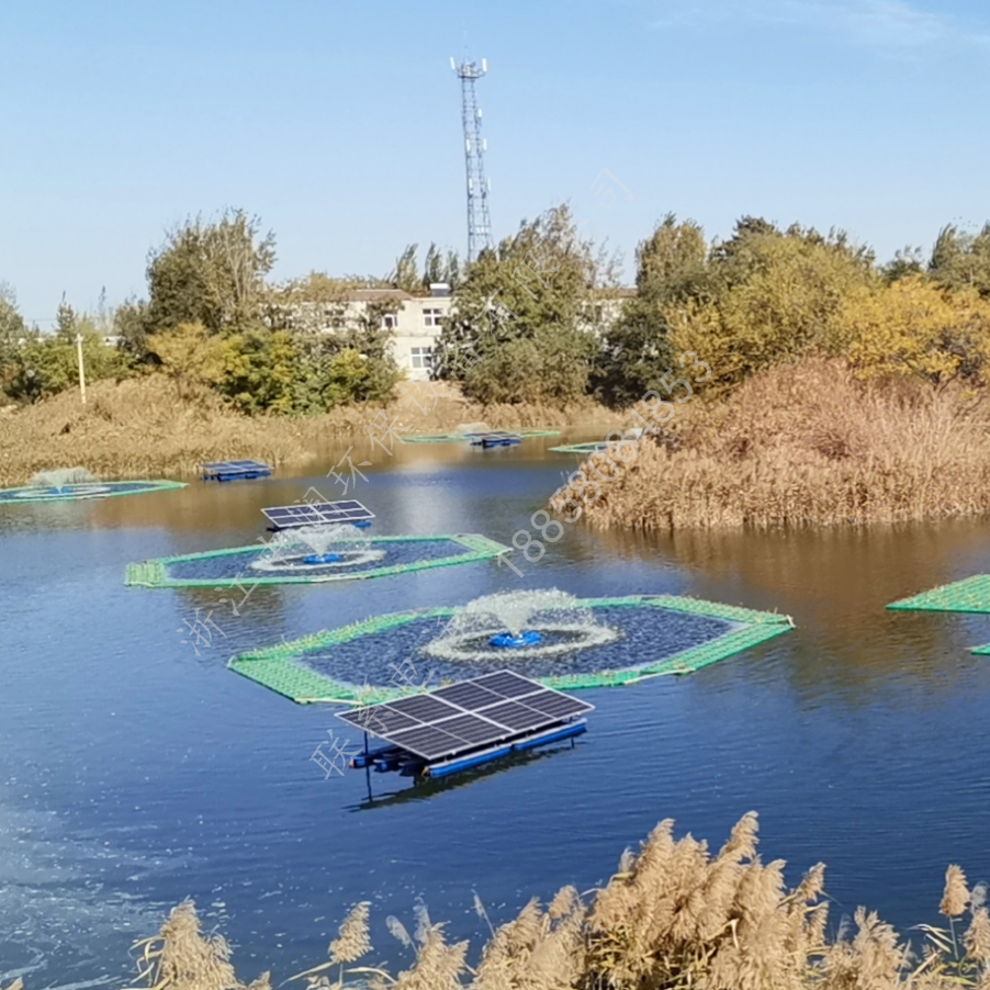 噴泉式太陽能曝氣機