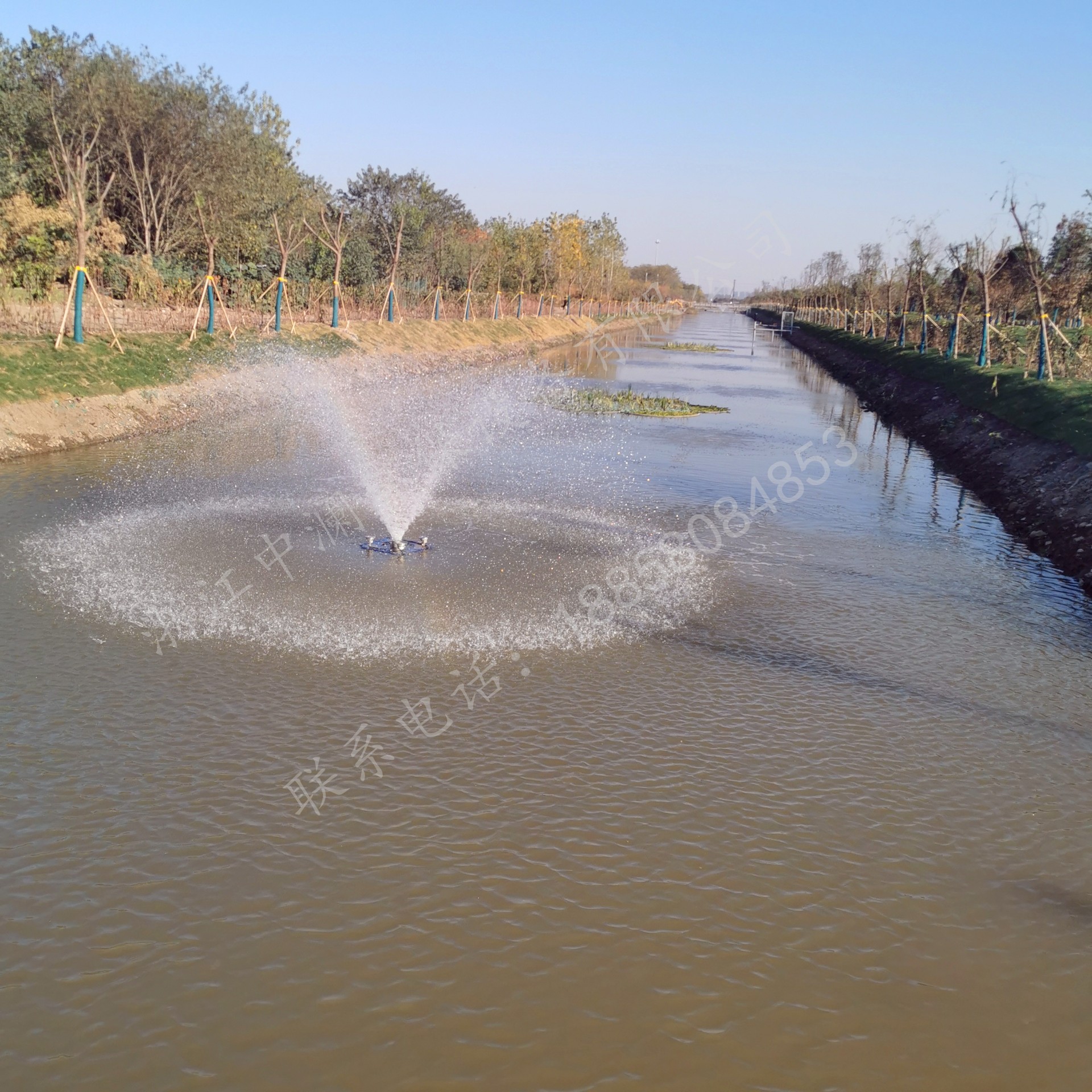 提水式噴泉曝氣機